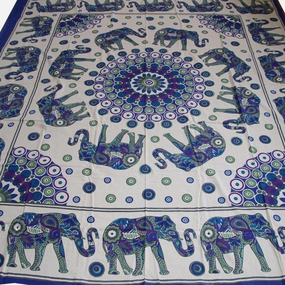 Indische Tagesdecke - Double - Elefant Maharani – Bild 2