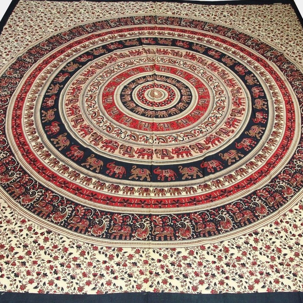 Indische Tagesdecke - Double – Indian Classic Mandala
