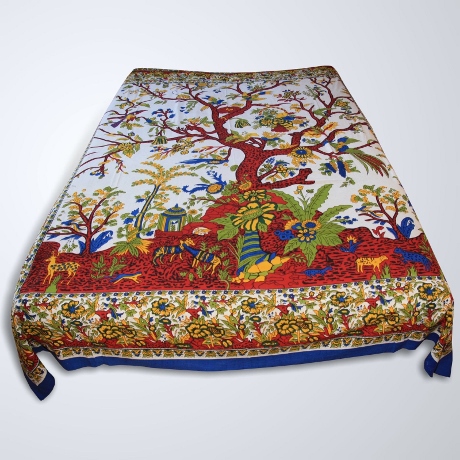 Tagesdecke gemustert - Lebensbaum - 210 x 240 cm – Bild 9