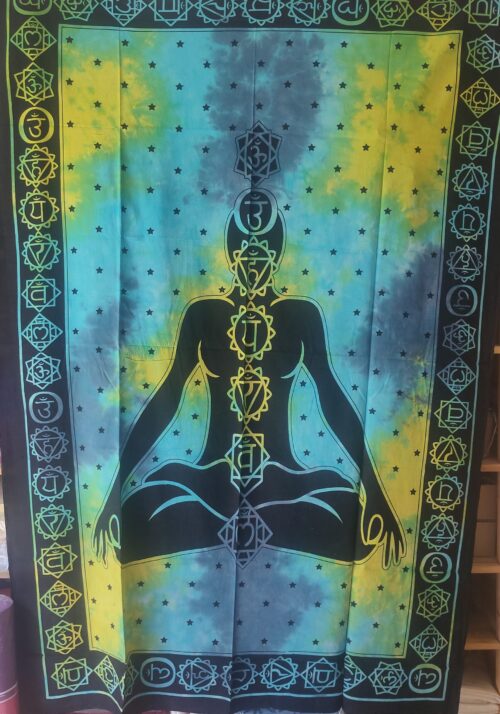 Indische Tagesdecke - SINGLE ~ CHAKRA BUDDHA