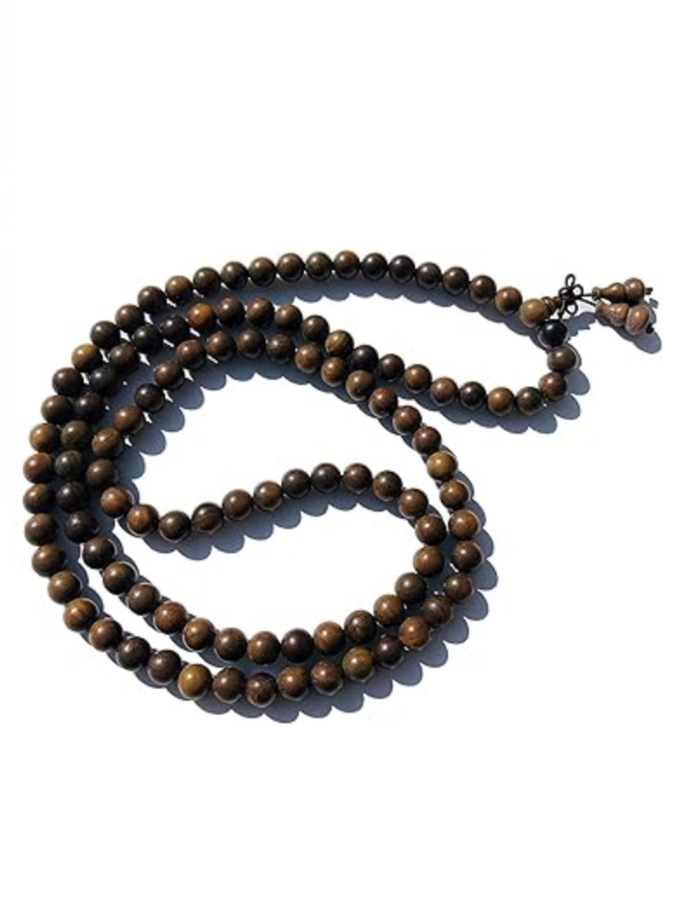 Mala Kette 8mm Holz Perlen 645645654