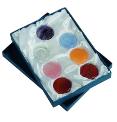 Chakra Steine - Lapis Vitalis - Set