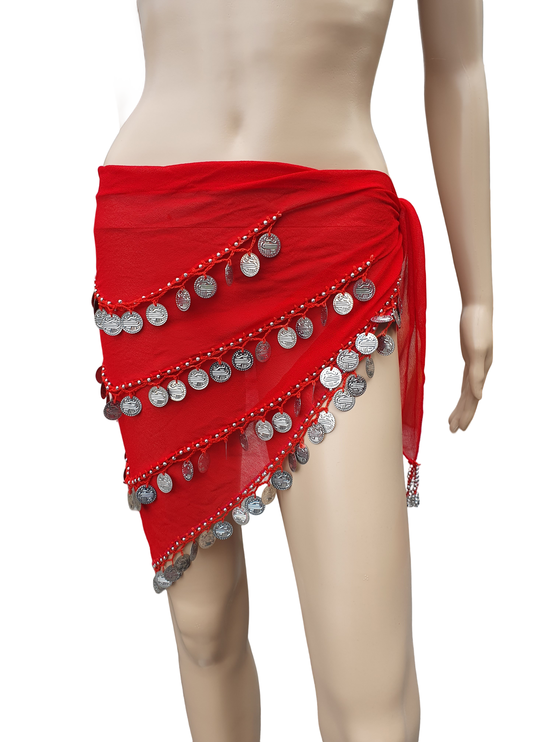 Bauchtanz Hüfttuch – Orient-Münzgürtel – Indien
