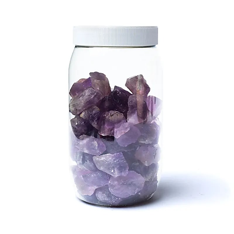 Roher Amethyst Wassersteine 1-4 cm (1000g) – Bild 2