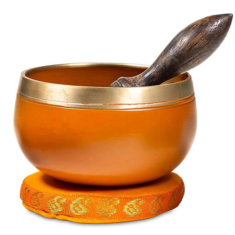 Klangschale Sakralchakra - Messing - 400 g – 7,6 cm