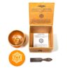 Klangschale Sakralchakra - Messing - 400 g – 7,6 cm – Bild 3