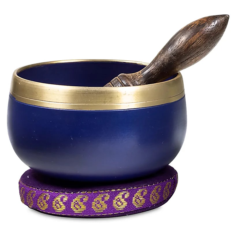 Klangschale Kronenchakra - Messing - 400 g – 7,6 cm