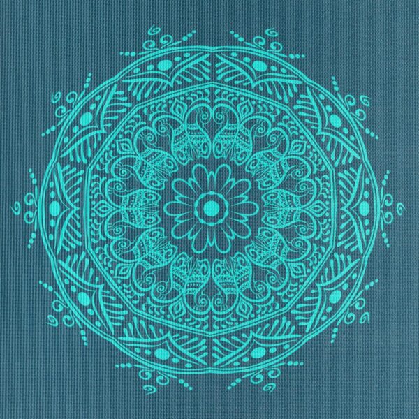 Design Yogamatte - Mandala - PVC - türkis – Bild 6