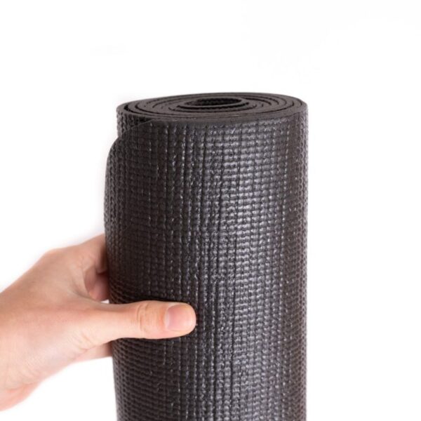 Yogamatte - Rutschfest - PVC - Schwarz – 183 x 61 x 0,4 cm – Bild 4