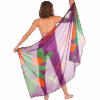 Pareo „Hibiskus von Réunion“ – Violett