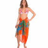 Pareo „Hibiskus von Réunion“ – Orange – Bild 3