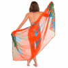 Pareo „Hibiskus von Réunion“ – Orange