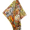 Pareo Animalier Zebra mit Bommeln – 100 % Baumwolle
