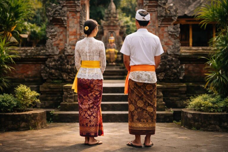 Die richtige Kleidung für Tempelbesuche auf Bali Kleidung für Tempelbesuche auf Bali